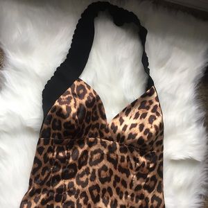 Barbie Luxe Cheetah print halter dress!